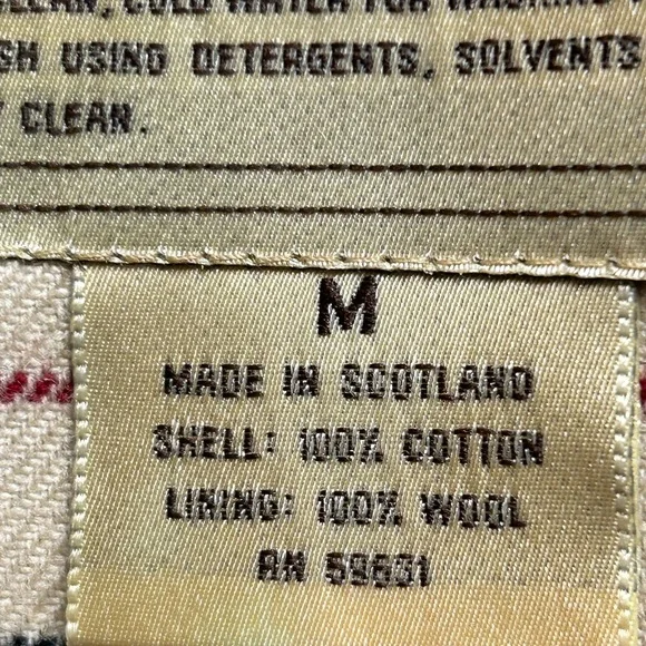 New wax cotton raincoat green lined hood Scotland Wathne MED / Barbour quality - Picture 10 of 16